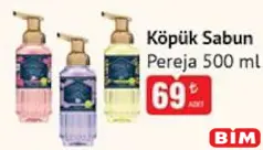 PEREJA KÖPÜK SABUN 500 ML fiyat ve kampanya bilgisi
